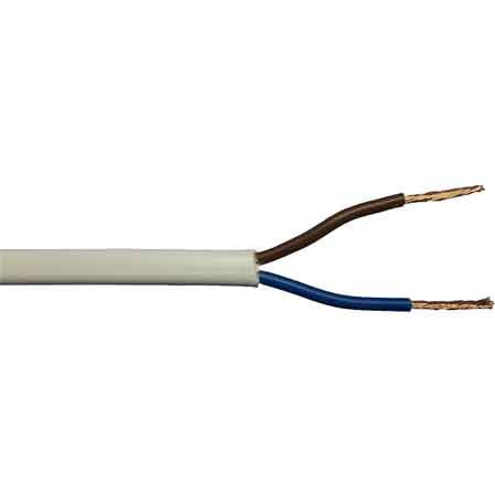 Bipolar-kabel „weiss“ Querschnitt 2x1,5 Mm