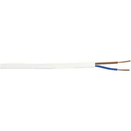 Bipolarer Kabel Für Haushaltsgeräte Flach „weiss“ Querschnitt