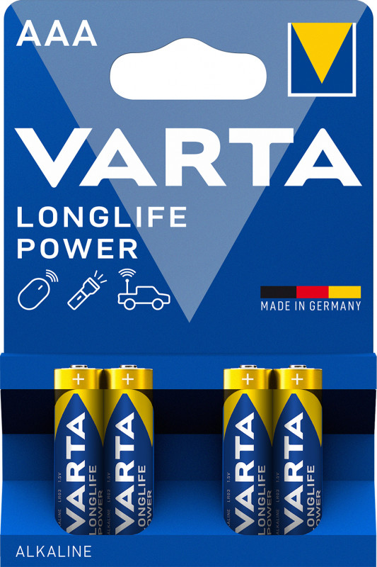 Varta Lr03 Langlebige Alkalibatterie 4 Stück/packung