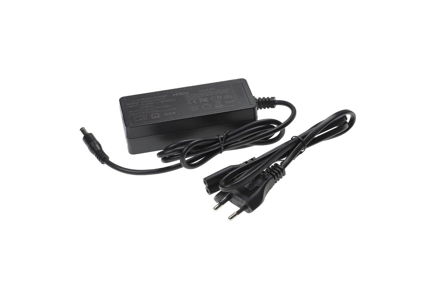 Vhbw Ladegerät Kompatibel Mit Li-ion/li-fe E-bike Pedelec, Elektrofahrrad Akkus Mit 24v Spannung/rundstecker-anschluss Bild 2