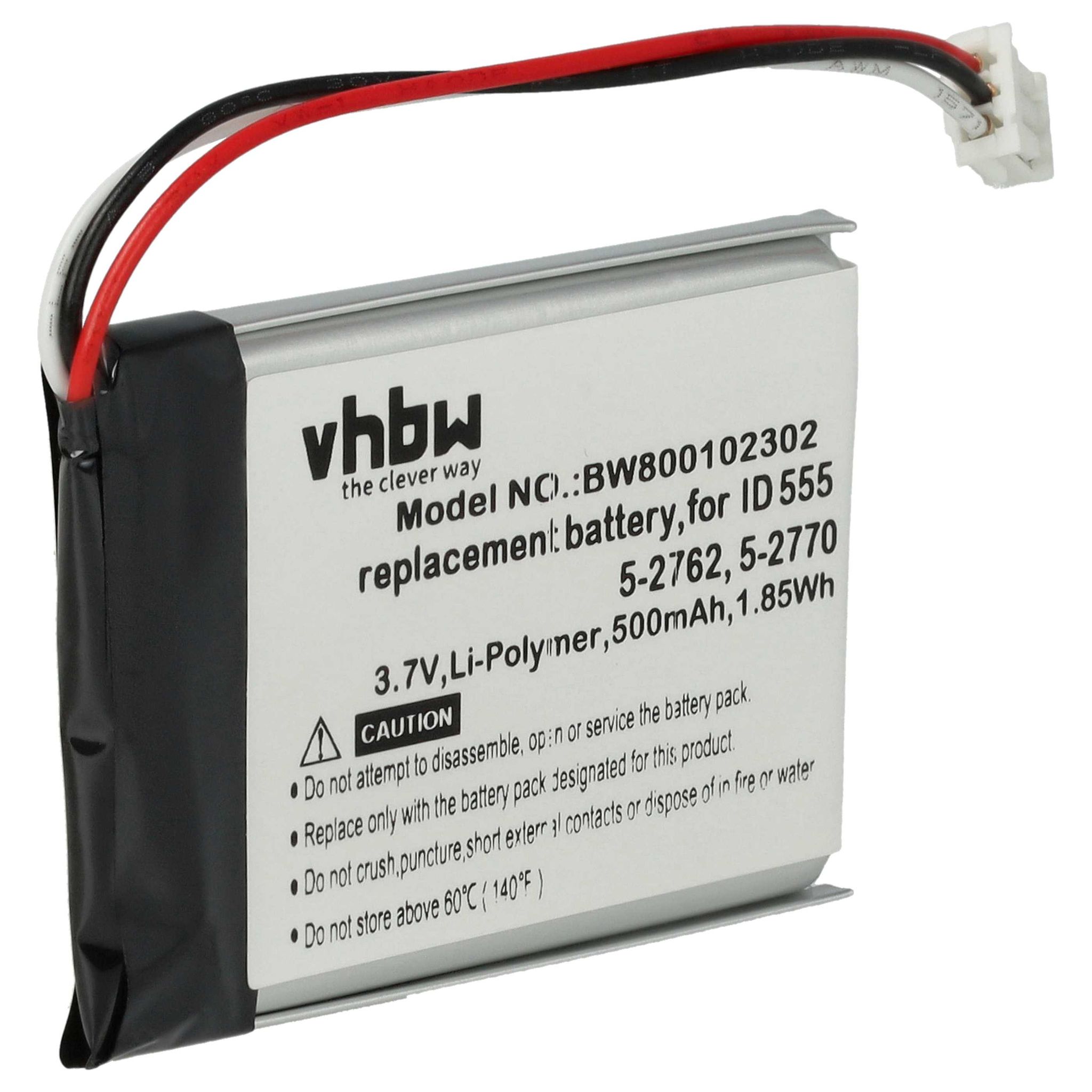 Vhbw - Akku Kompatibel Mit Alcatel Versatis 28115fe1, 28106fe1, 28118fe1, 28115fe1-a Schnurlos Festnetz Telefon (500 Mah, 3,7 V, Li-ion)