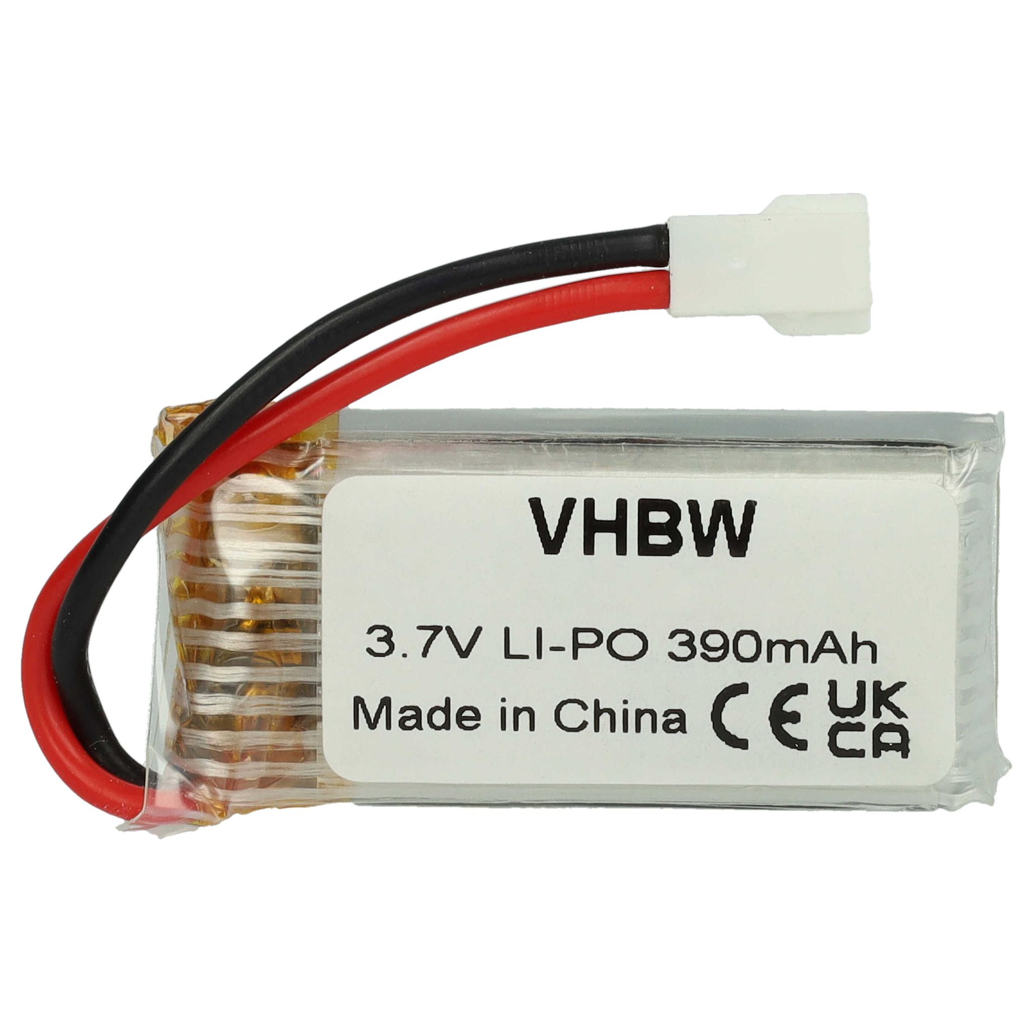 Vhbw - Akku Kompatibel Mit Walkera Genius Cp, Hm Mini Cp-z17, Mini Cp, Mini Pet Drohne Multicopter Quadrocopter (390mah, 3,7v, Li-polymer)