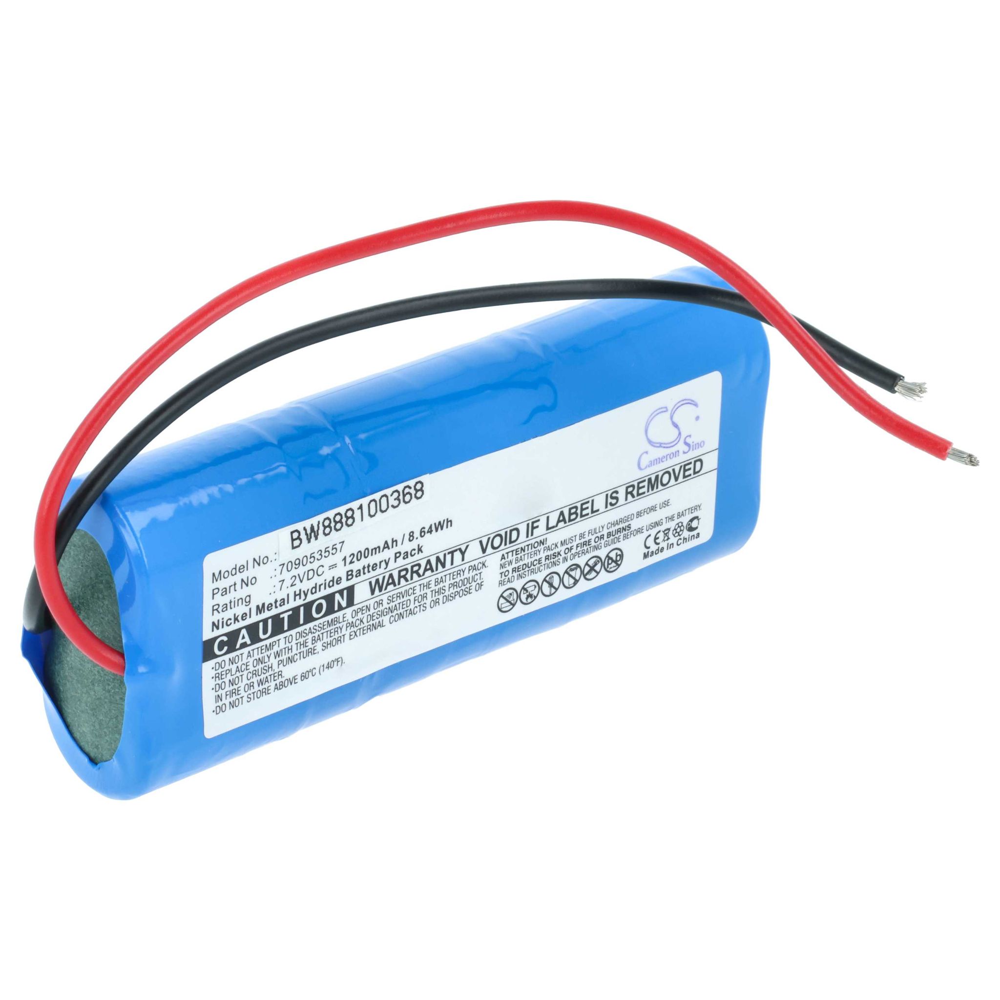 1x Akku Ersatz Für Seik 709053557 Für Industrie-funkfernsteuerung Fernbedienung (1200 Mah, 7,2 V, Nimh) - Vhbw