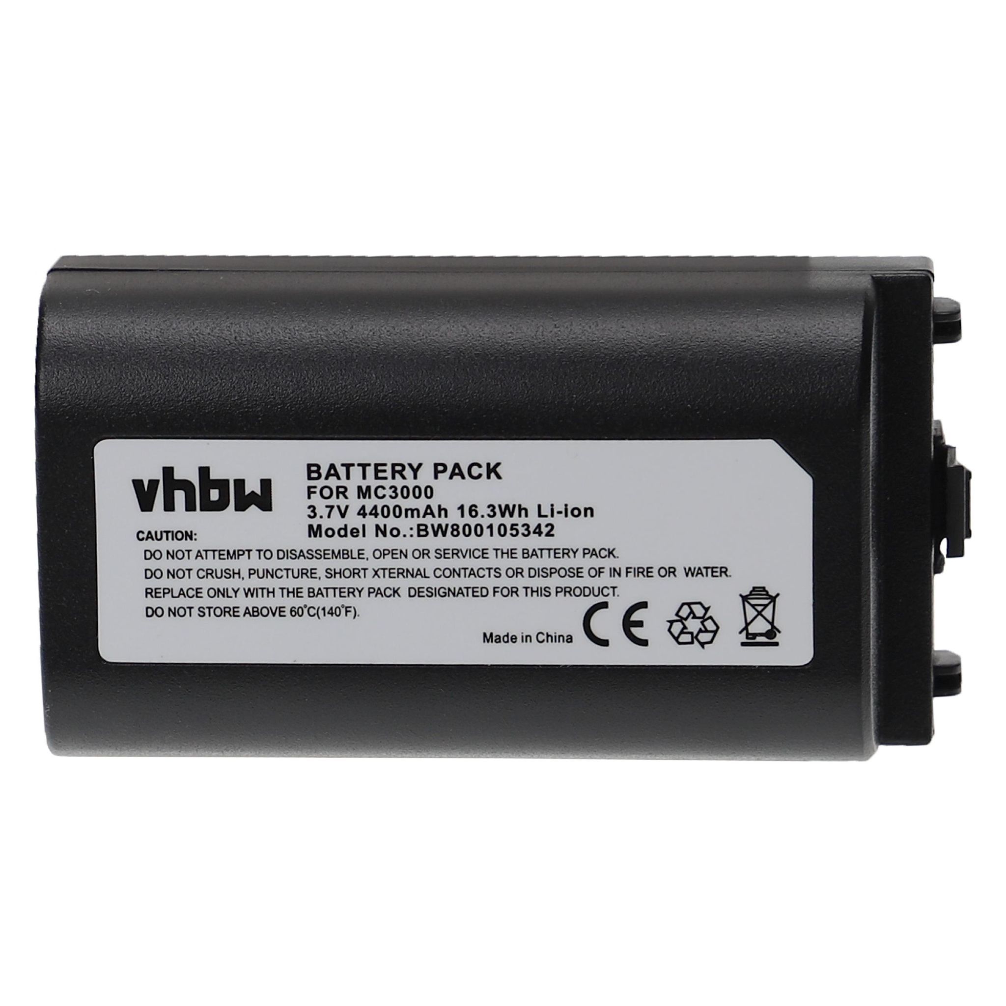 Vhbw - Akku Kompatibel Mit Symbol Mc3000r-lm48s00ker, Mc3000r-lm48s00ler, Mc3000rlmc28s-00e Barcodescanner Pos (4400 Mah, 3,7 V, Li-ion)