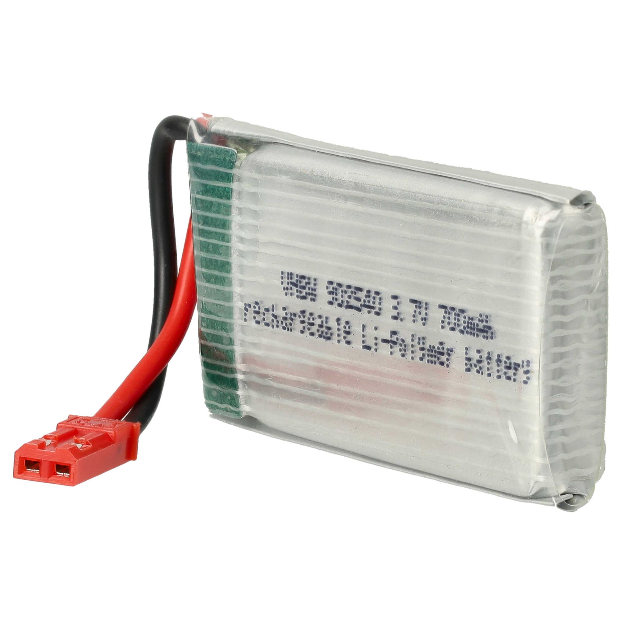 Vhbw Akku Für Modellbau Z.b. Racing Car Helikopter, Flugzeug (700mah, 3,7v, Li-polymer, Mini Jst-plug)