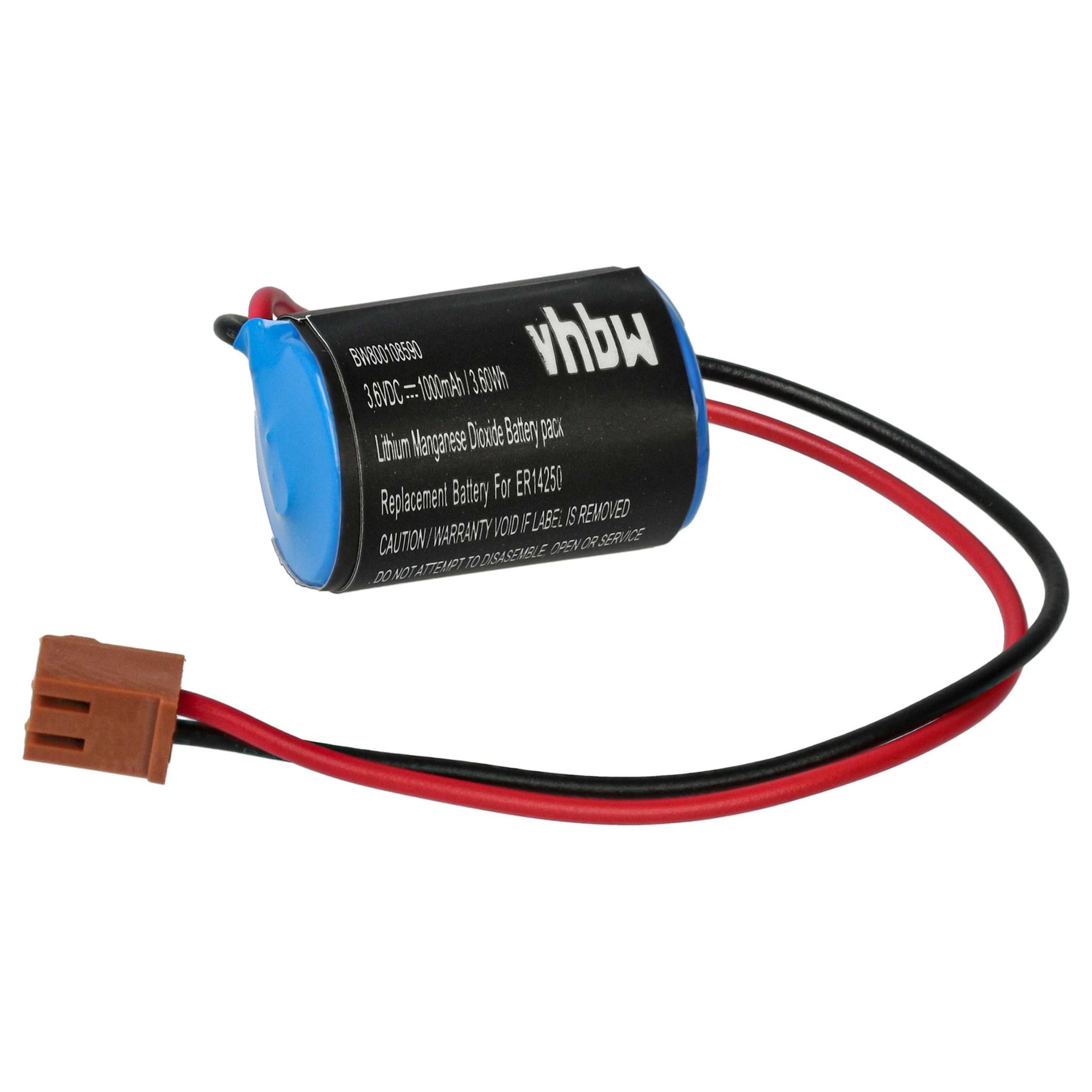 Vhbw - Akku Kompatibel Mit Omron Cj1, Cpm2a, Cqm1h, Ns7 Plc Programmable Logic Controller (1000mah, 3,6v, Li-ion)