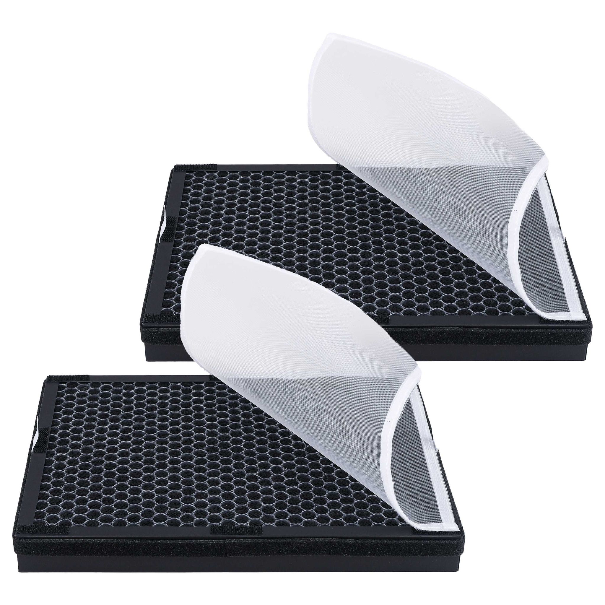 Vhbw 2x Luftilter Kompatibel Mit Rowenta Pure Air Essential Pu2530 Luftreiniger - Kombifilter Aktivkohle + Allergy+