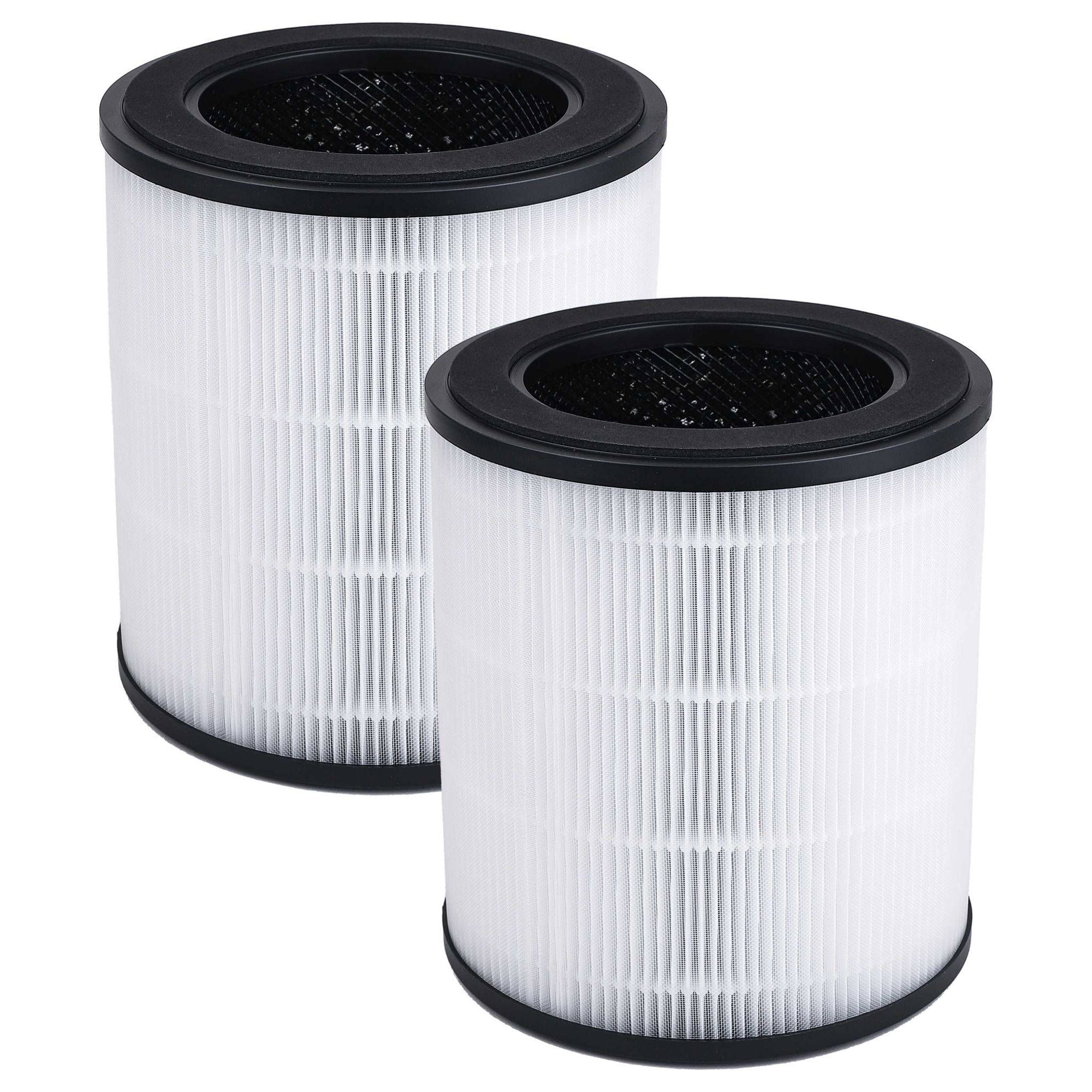 Vhbw 2x Luftilter Kompatibel Mit Rowenta Pure Air City Pu2840 Luftreiniger Kombifilter