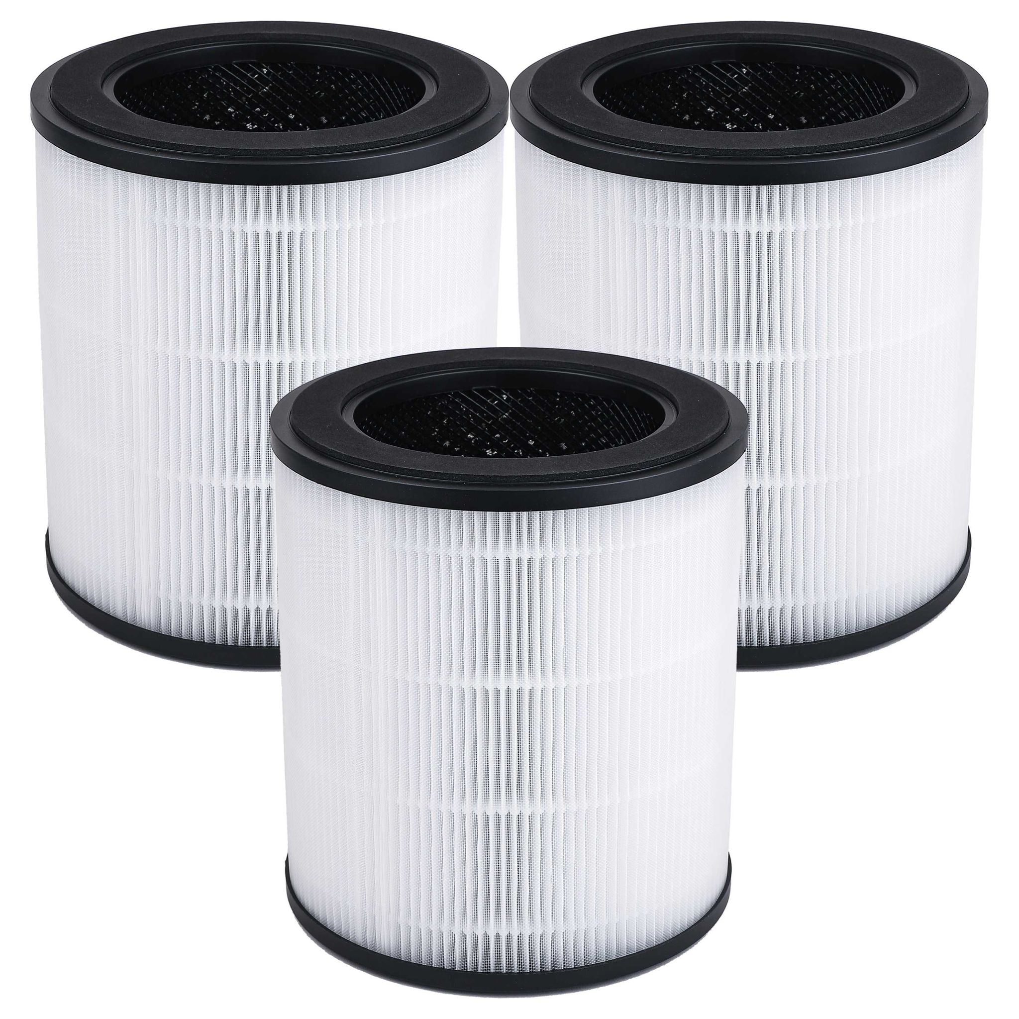 Vhbw 3x Luftilter Kompatibel Mit Rowenta Pure Air City Pu2840 Luftreiniger Kombifilter