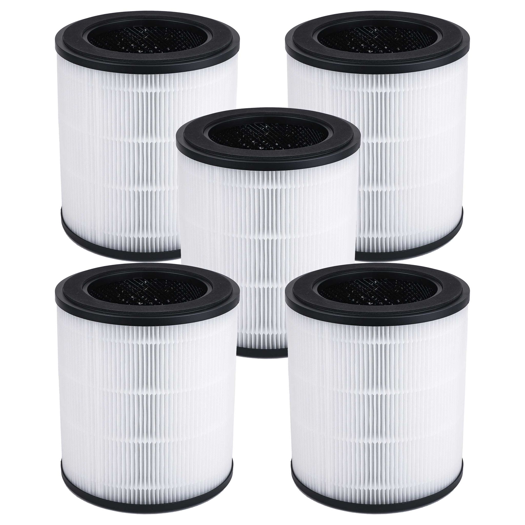 Vhbw 5x Luftilter Kompatibel Mit Rowenta Pure Air City Pu2840 Luftreiniger Kombifilter
