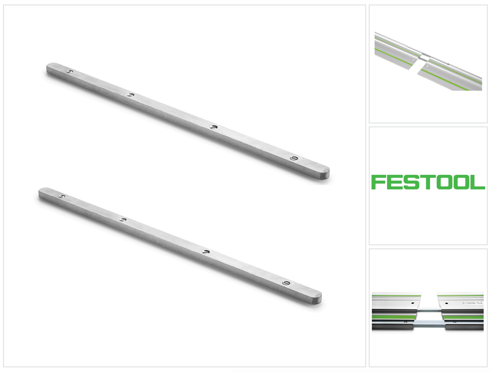 Festool Verbindungsstück Fsv Set ( 2x 482107 ) Zum Verbinden Von Zwei Führungsschienen