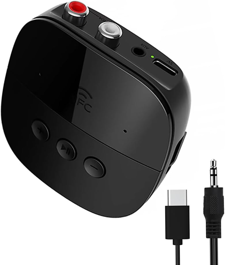Professioneller Bluetooth 5.2-empfänger, Bluetooth-adapter Für Hifi-systeme, Bluetooth-audioempfänger Mit 3,5-mm-klinkenanschluss Und Cinch-anschluss Für Heimlautsprecher