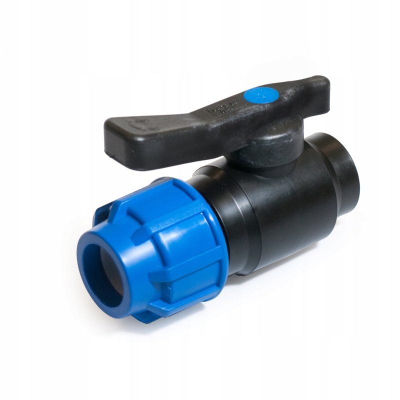 Kugelhahn Pe-gw 20x1/2" - Schwarz - Hochwertige Verbindung - Dvgw-