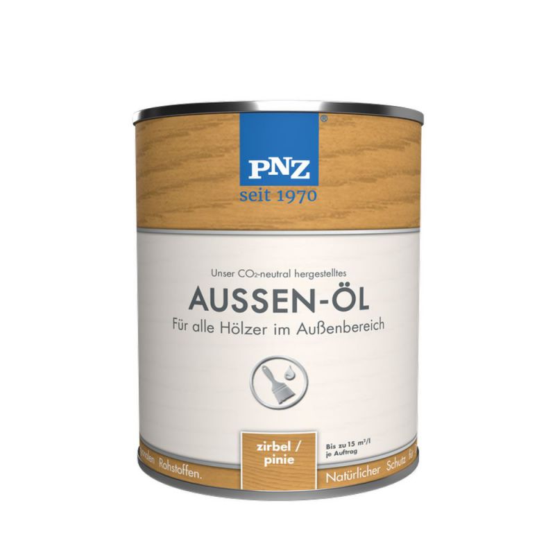 Außen-öl (graubraun) 0,75 L - 75171 - Pnz