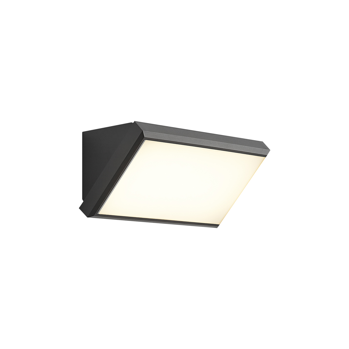 Qazqa Moderne Außenwandleuchte Dunkelgrau Inkl. Led Ip65 - Marek