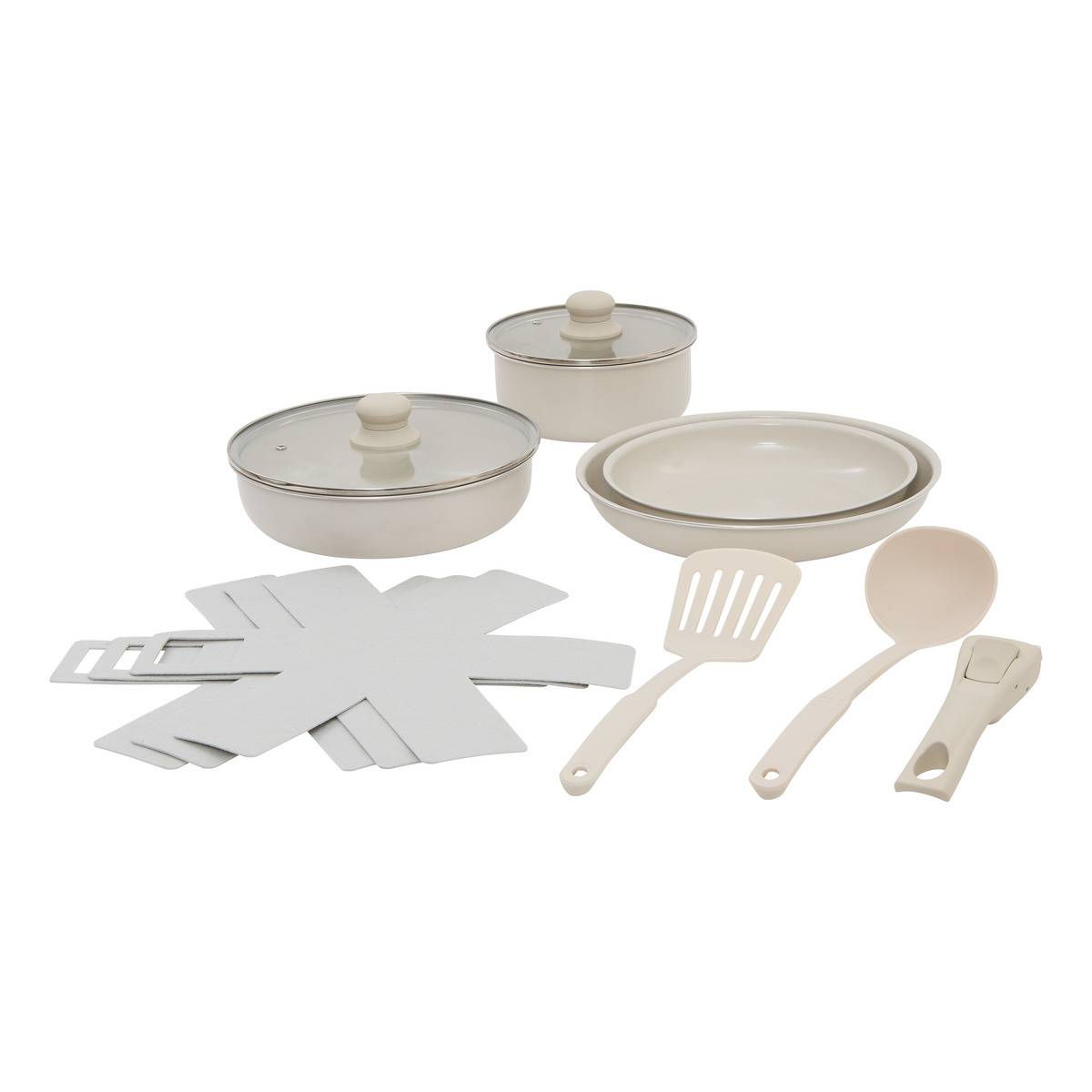 12-teiliges Kochgeschirr-set „essentiels“, Beige - 5five