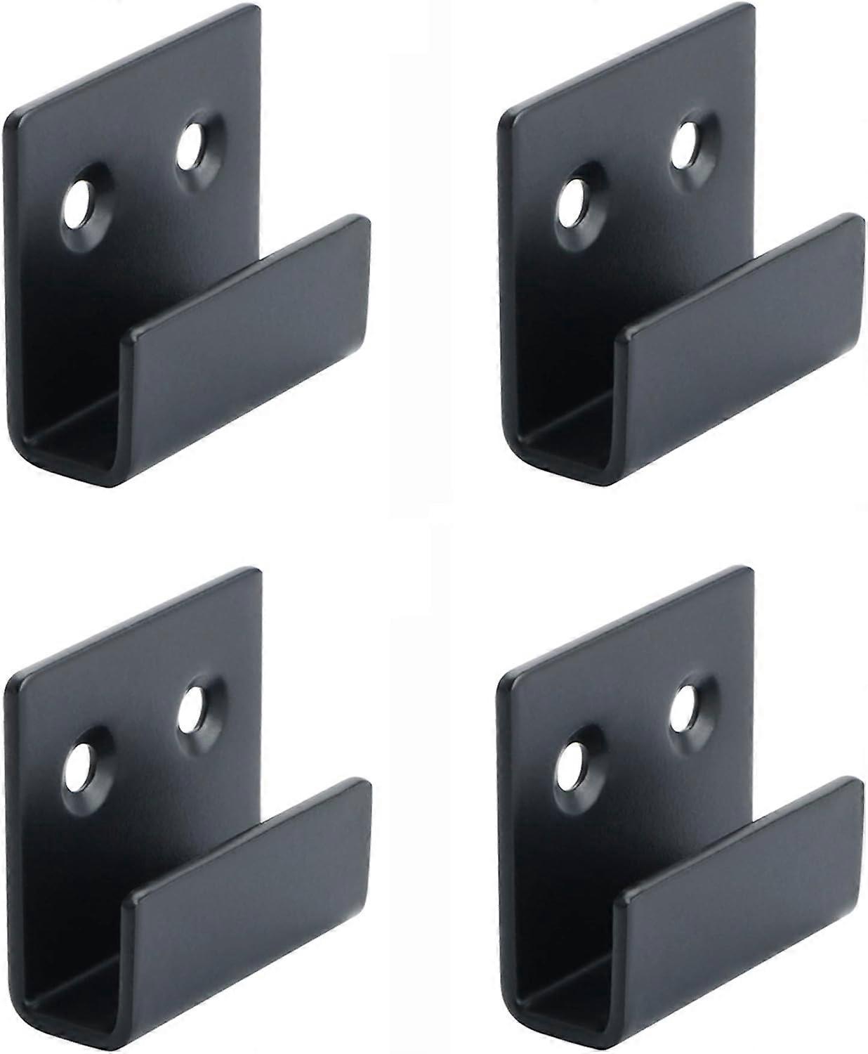 Bilderhaken, Spiegelclips, Spiegelhalterungen Und Aufhängesets Aus Edelstahl, Mattschwarze Ausführung (10 Mm Innenbreite) – Aquaforge