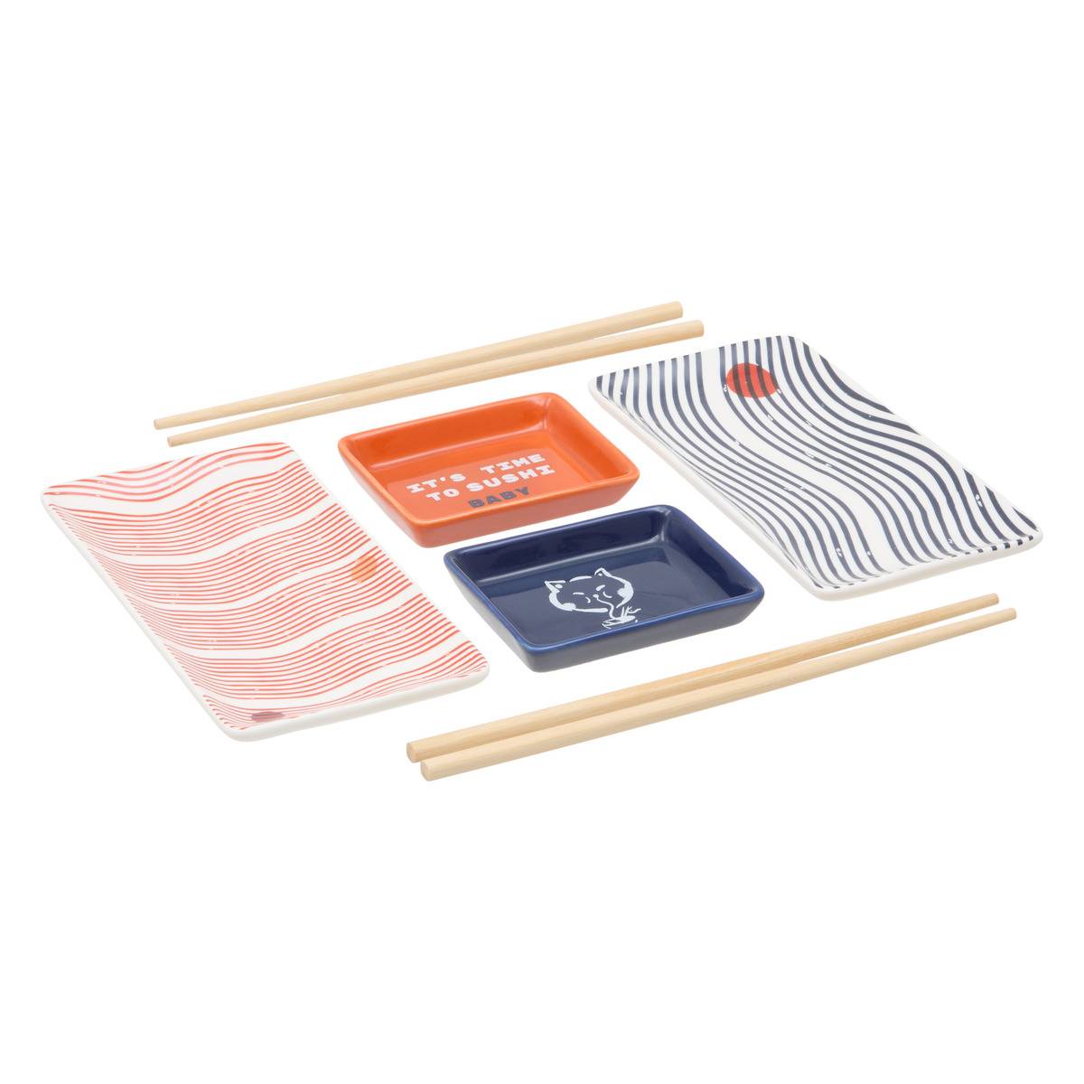 Nippon-sushi-set, 6 Stück - Atmosphera Créateur D'Intérieur