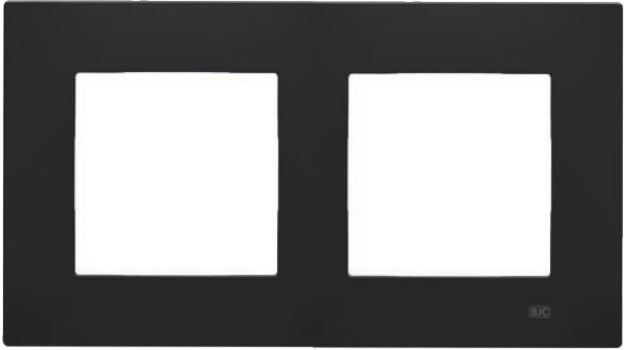 Rahmen 2 Elemente Schwarz Piano Bjc Viva 23002-np