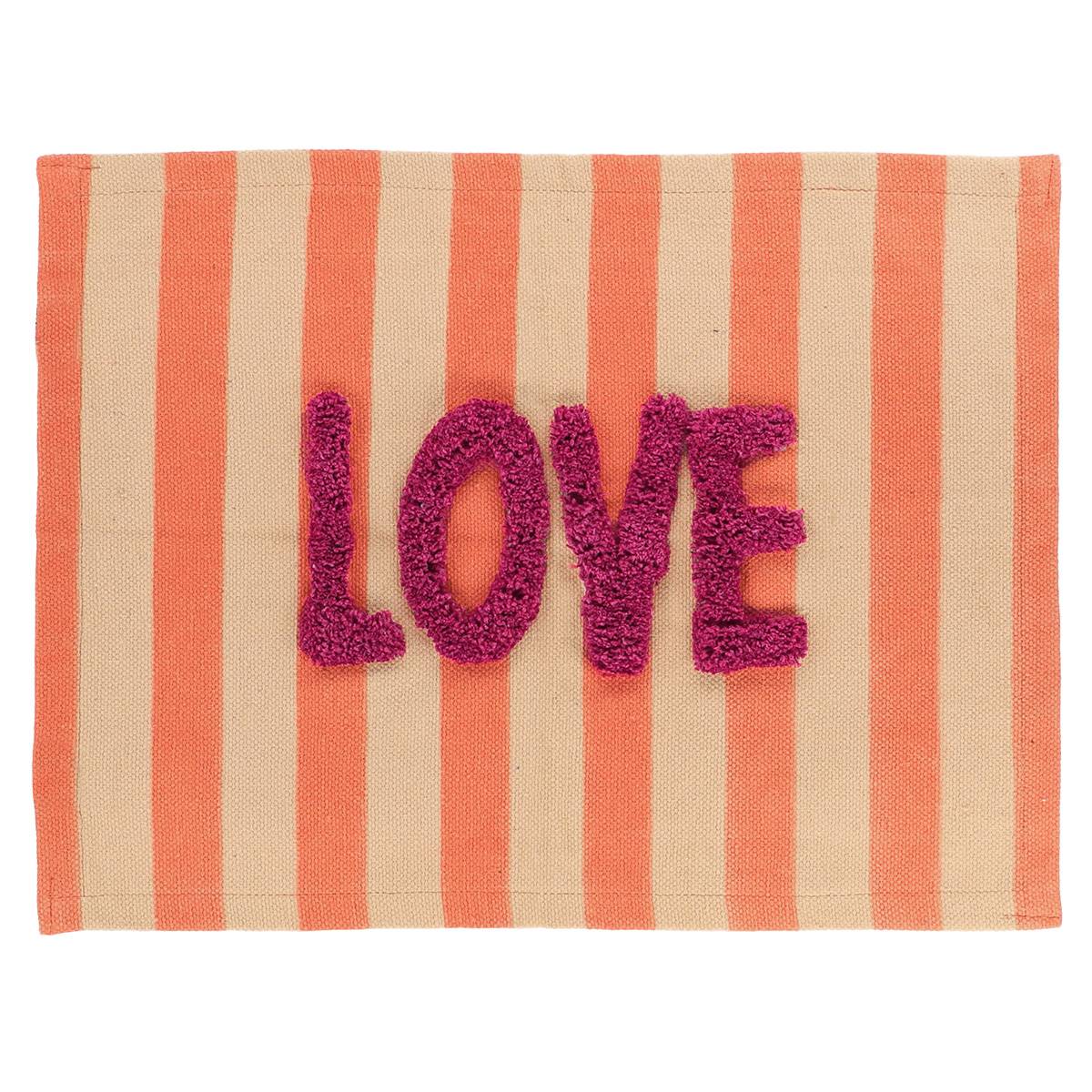Love Baumwollteppich 45x60 Cm