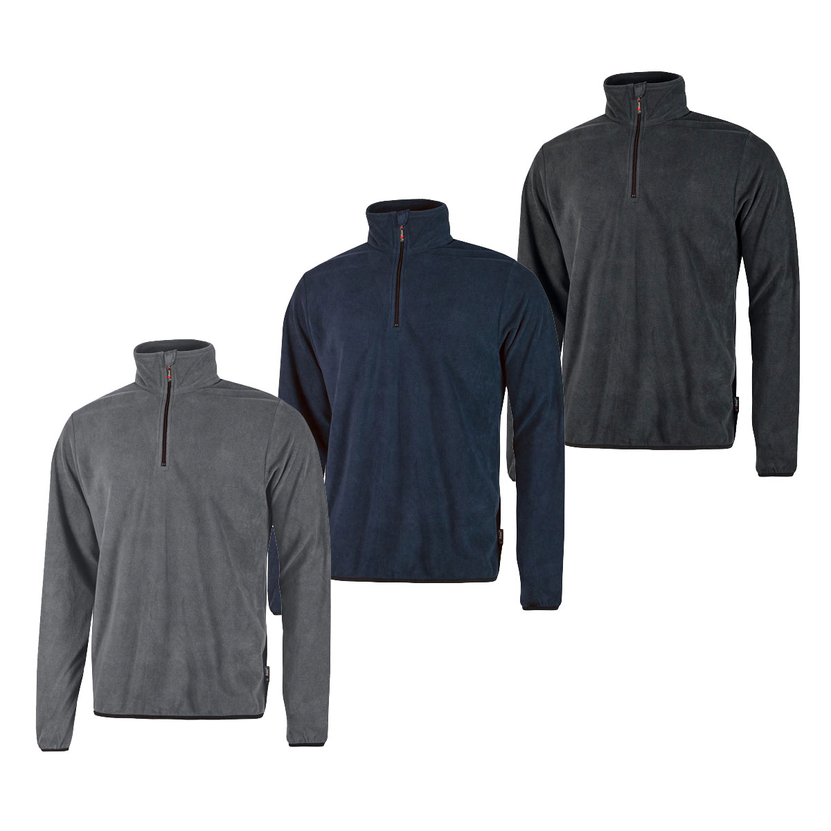 U-power Shetland Microfleece-arbeitssweatshirt - Xl - Dunkelgrau