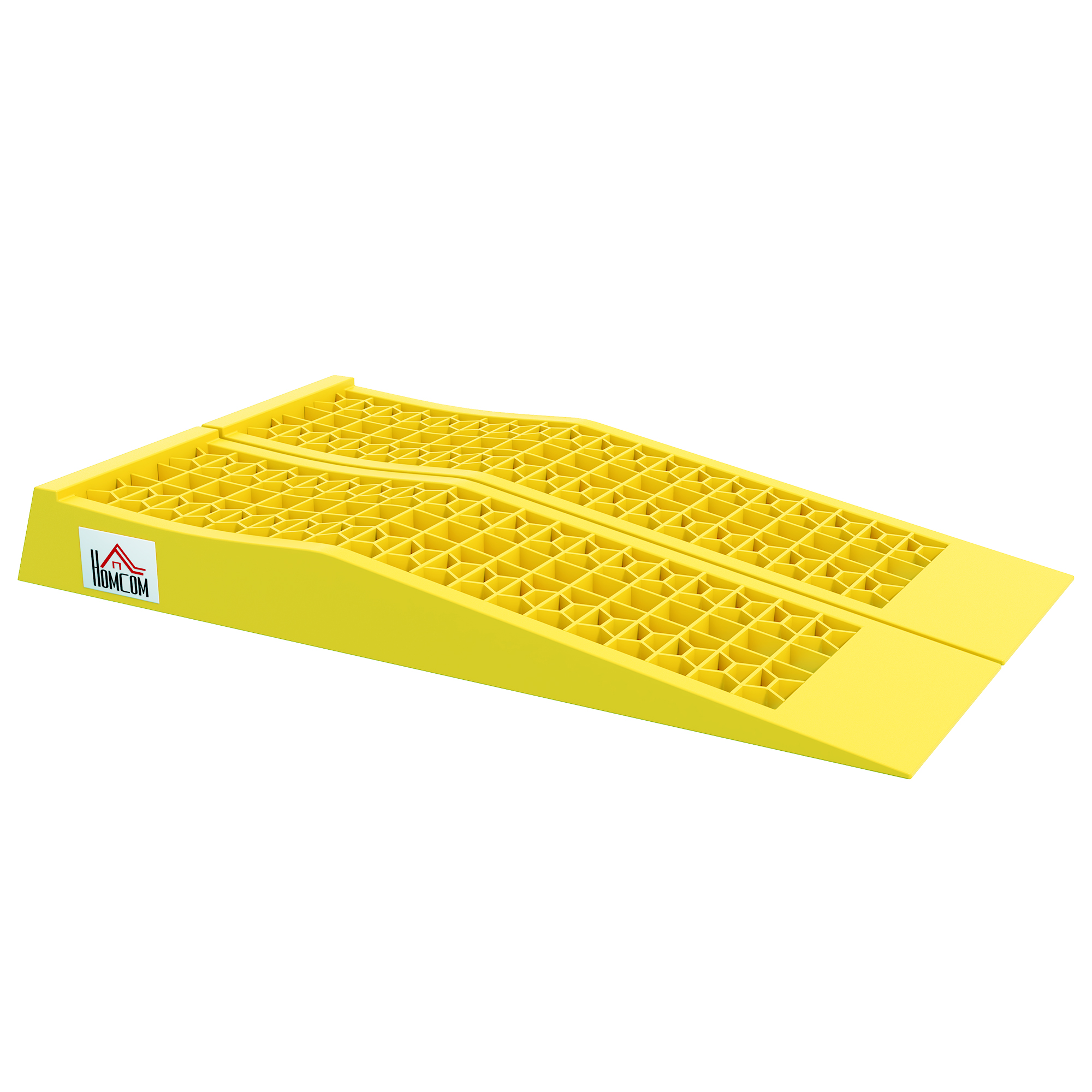 Set Mit 2 Laderampen Für Nutzfahrzeuge, 70 X 19,5 X 7,8 Cm, Gelbes Pp