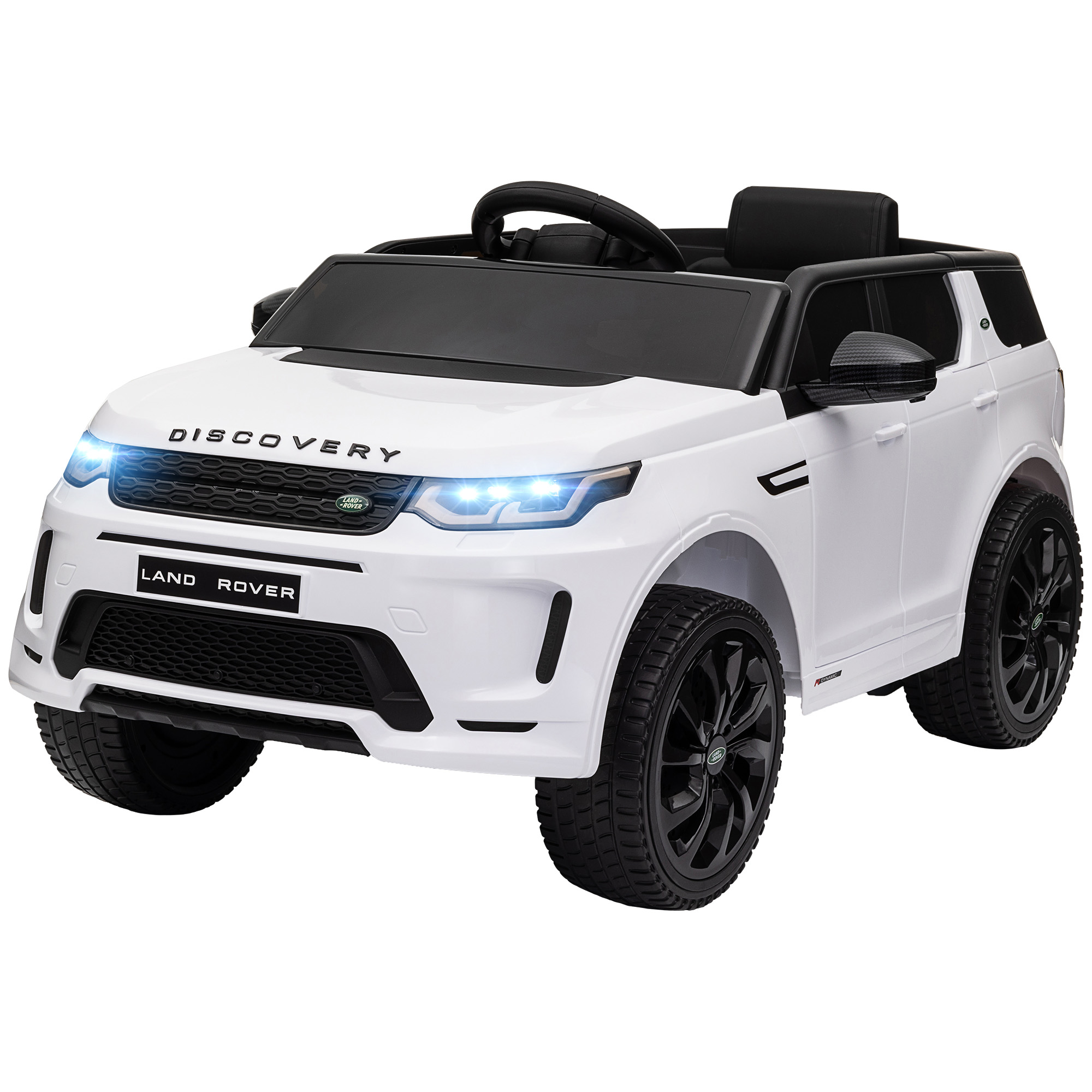 Land Rover Discovery Sport 12v Elektro-kinderauto, Fernbedienung, Weiße Led-leuchten, Alter 3-6