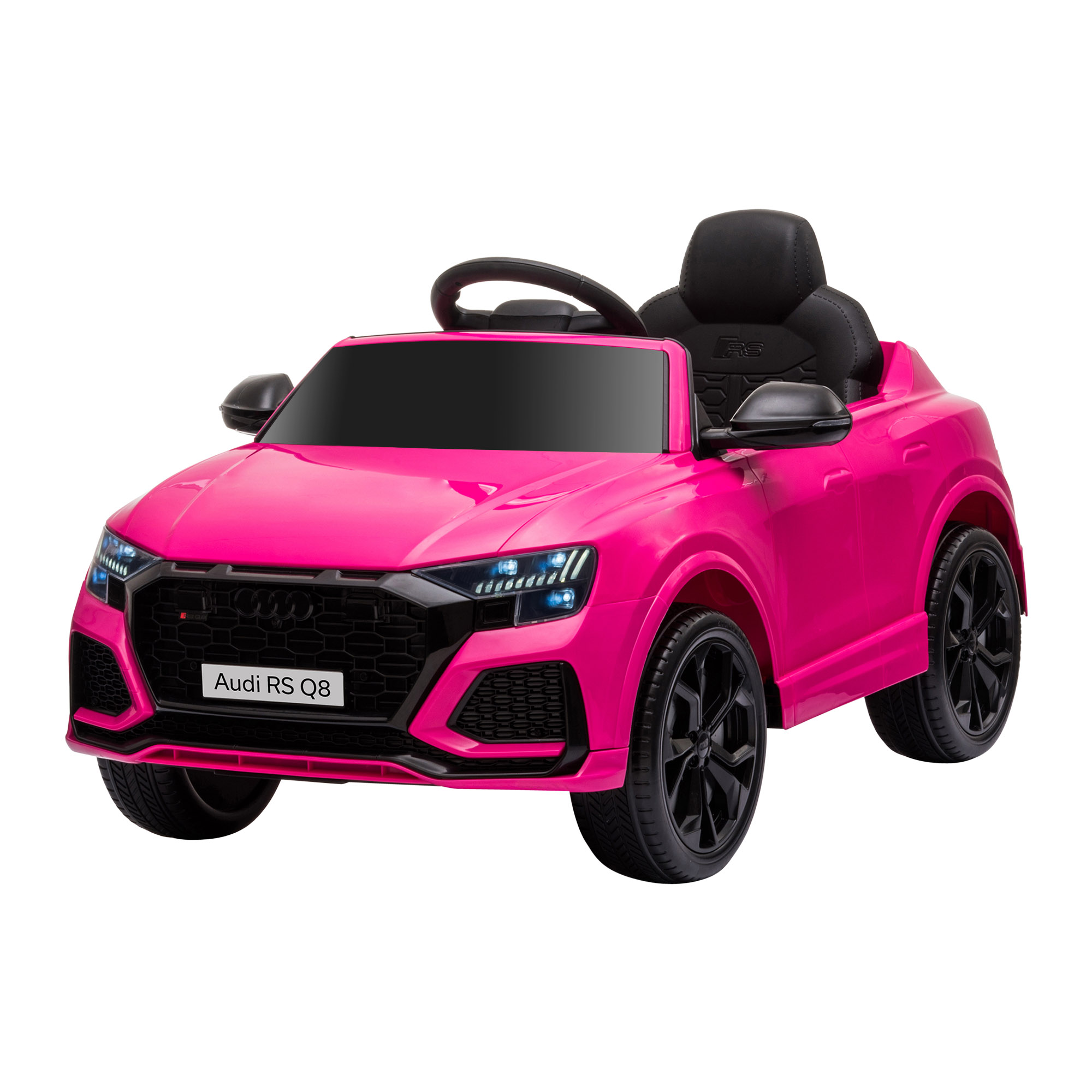 Elektro-kinderauto Audi Rs Q8, Pink, Mit Fernbedienung, Usb Und Bluetooth