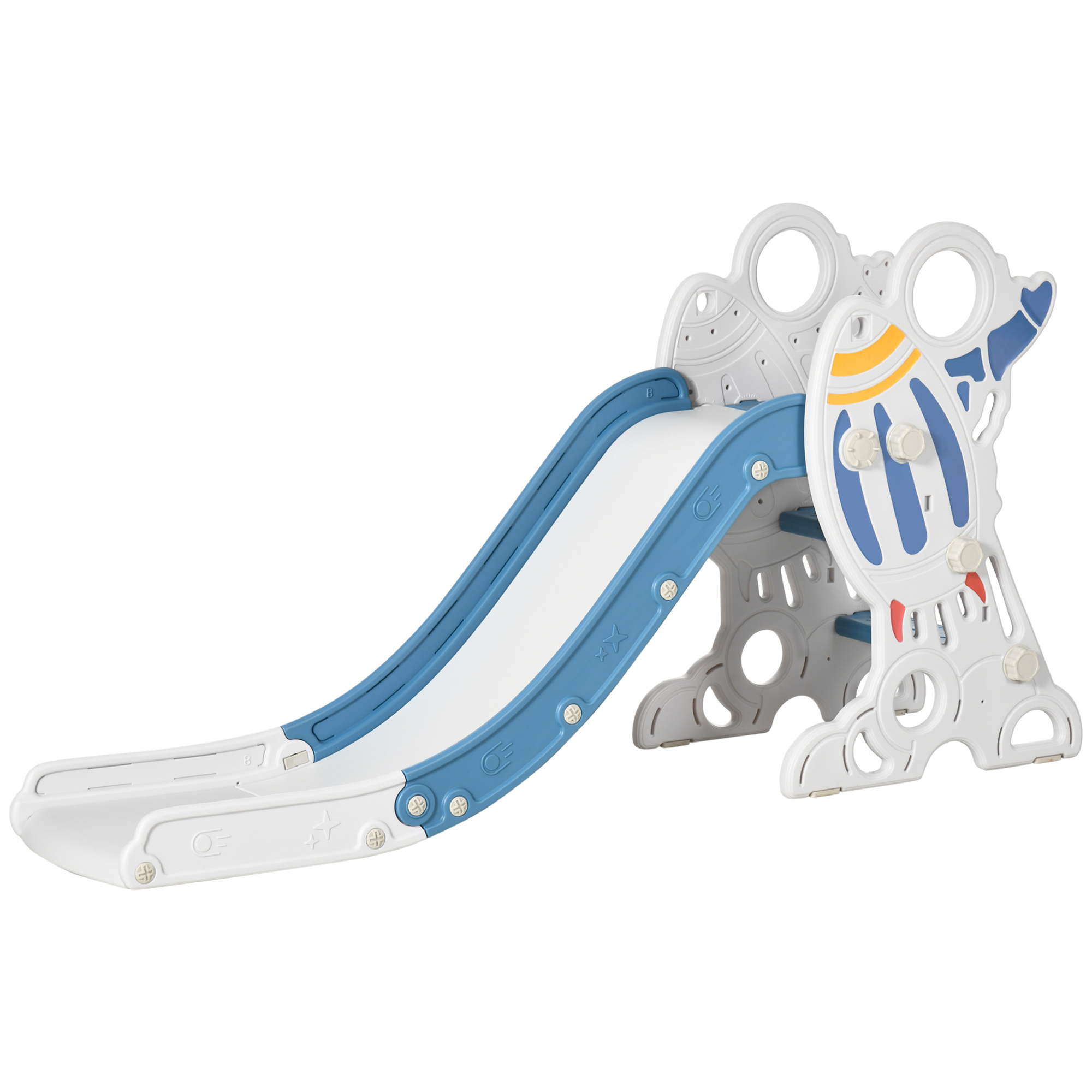 Indoor-rutsche Für Kinder Von 18–36 Monaten Bis 30 Kg, 157 X 46,5 X 80 Cm, Blau