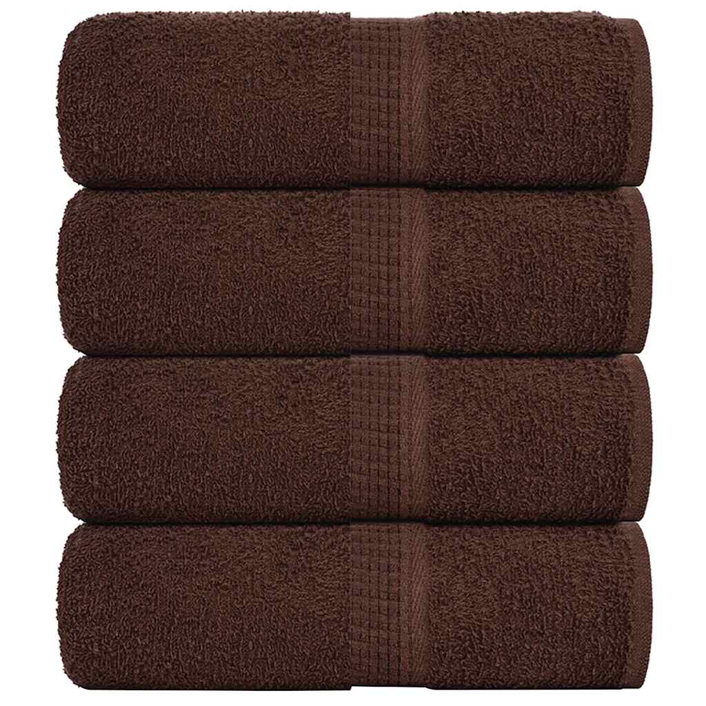 Waschtücher Frogn 4 Stk. Braun 30x30 Cm 360 G/m²