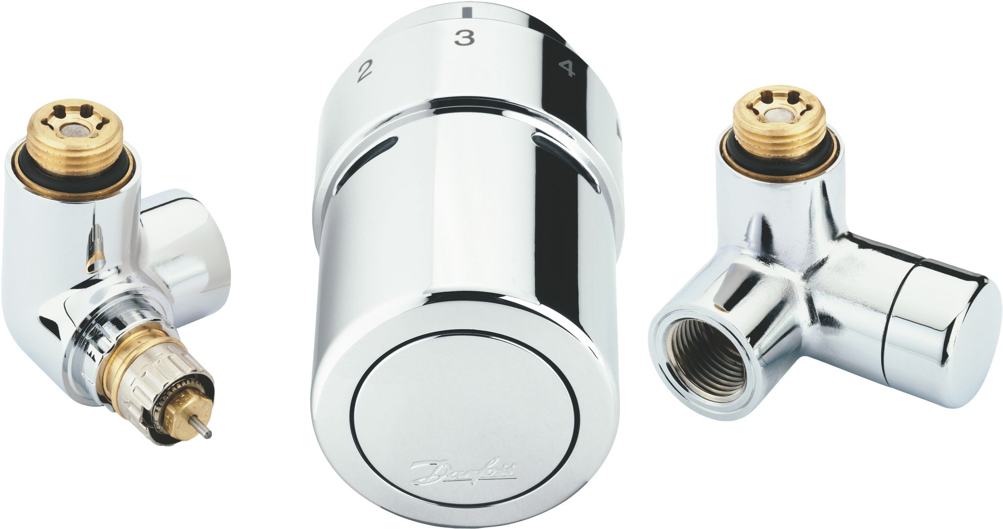 Xtra Set Verschraubung Therm.rtx, Rechts Chrom