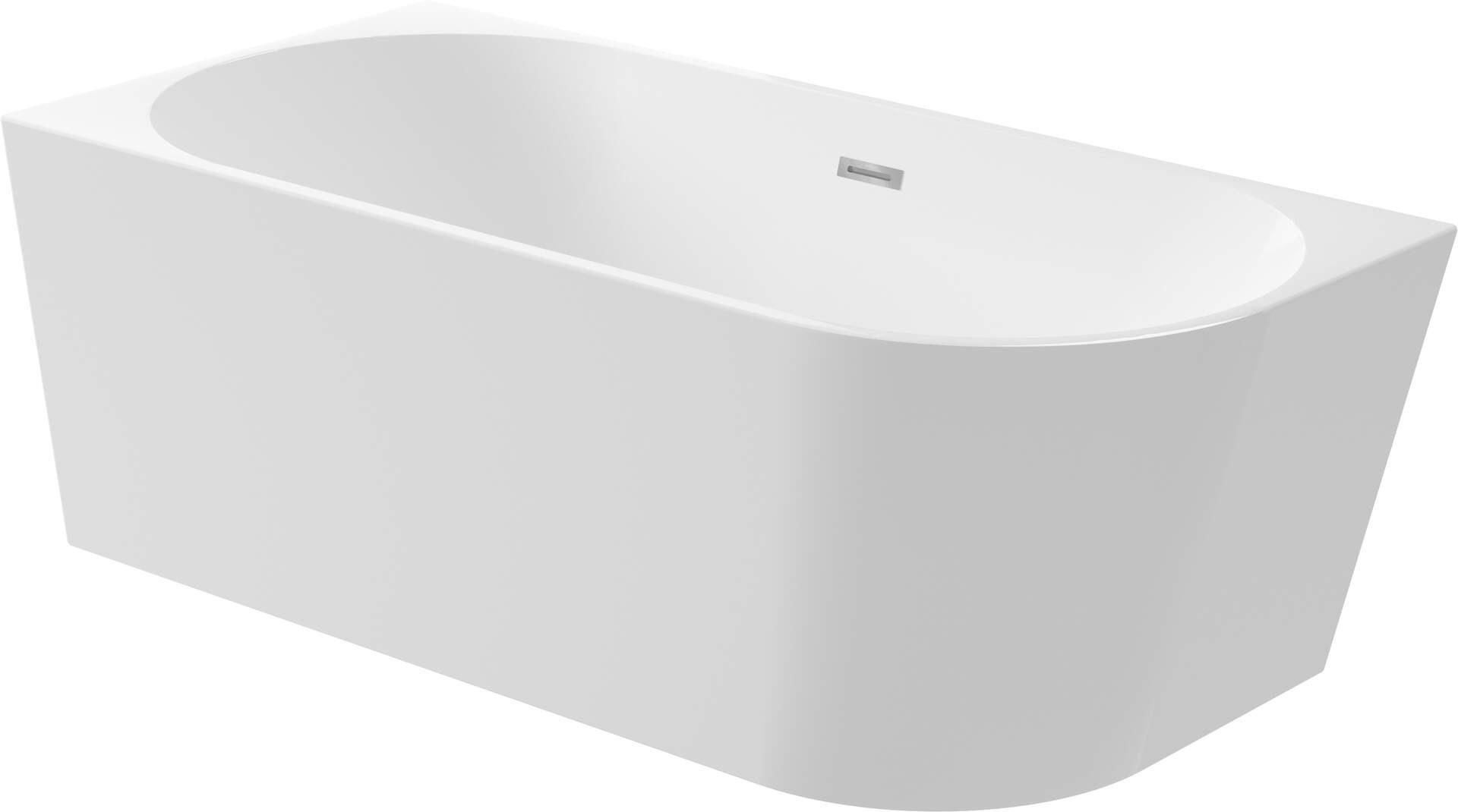 Badewanne Deante Silia Acryl Weiß 160x75 Cm