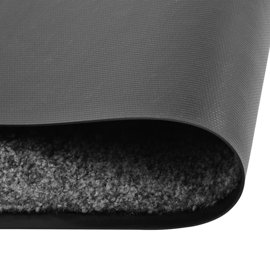 Maison Exclusive - Fußmatte Waschbar Anthrazit 60x180 Cm