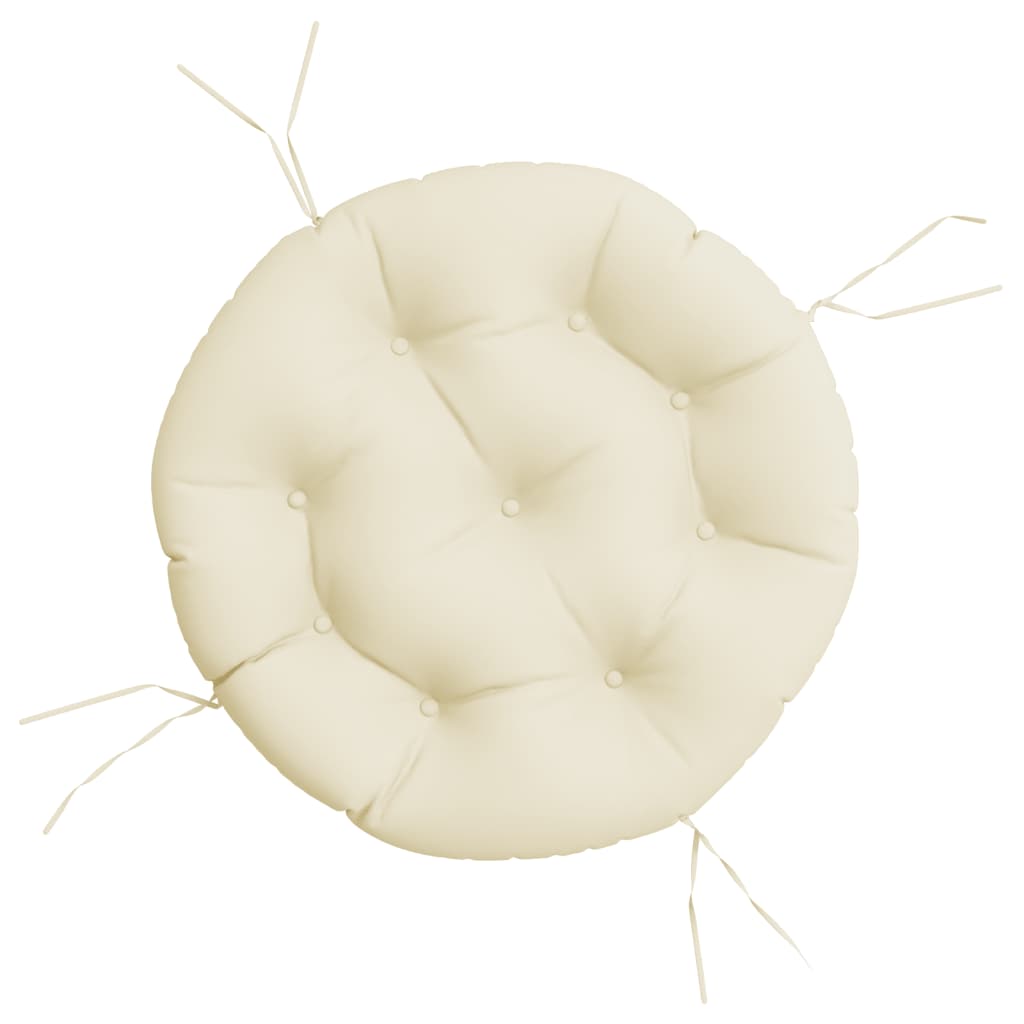 Maison Exclusive - Kissen Rund Creme Ø 60 X11 Cm Oxford-gewebe