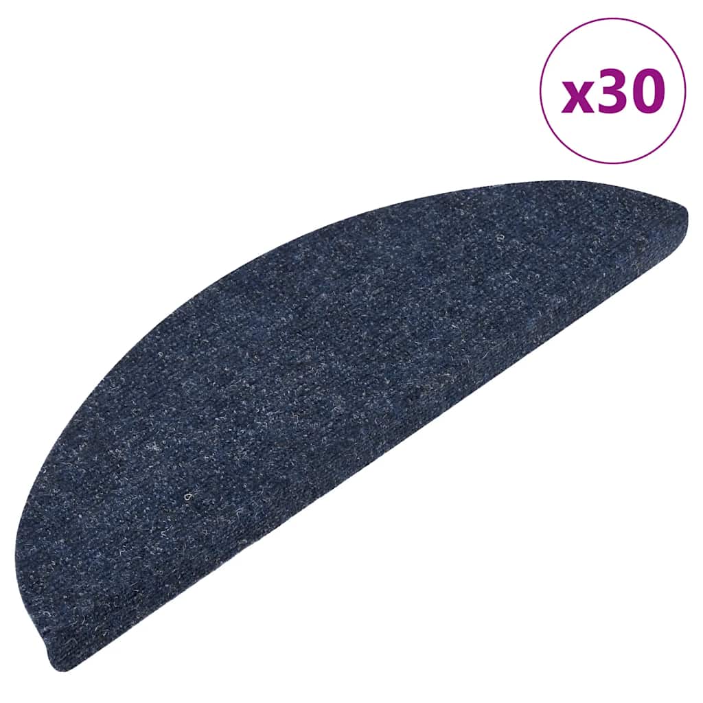 Maison Exclusive - Stufenmatten Selbstklebend 30 Stk. Blau 56x17x