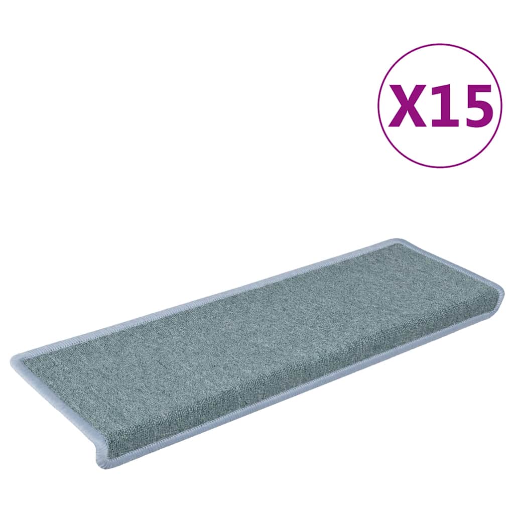 Maison Exclusive - Stufenmatten 15 Stk. 65x21x4 Cm Seeblau Rechte