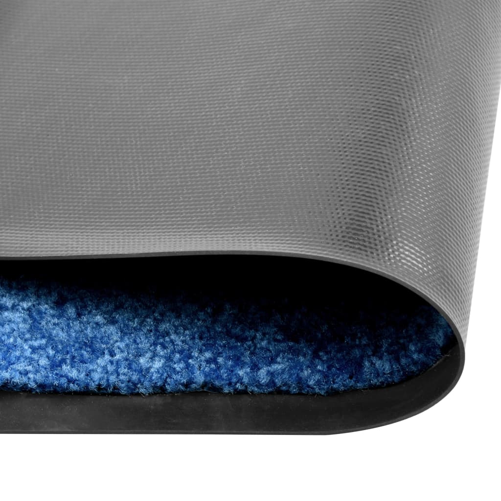 Maison Exclusive - Fußmatte Waschbar Blau 60x90 Cm