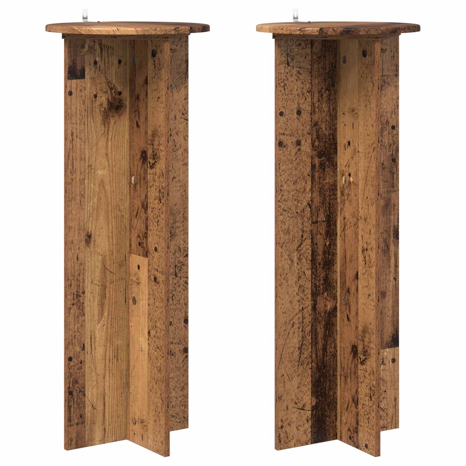 Maison Exclusive - Pflanzenständer 2 Stk. Altholz Ø40 X 100 Cm Ho