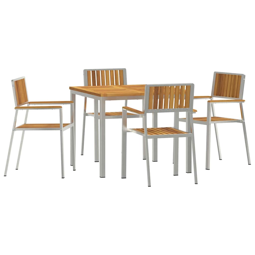 Maison Exclusive - Outdoortisch-set 5 Stk. 90 X 90 X 75 Cm