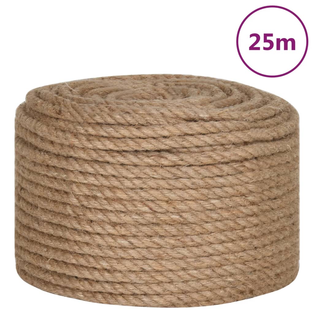 Maison Exclusive - Juteseil 25 M Länge 12 Mm Stärke