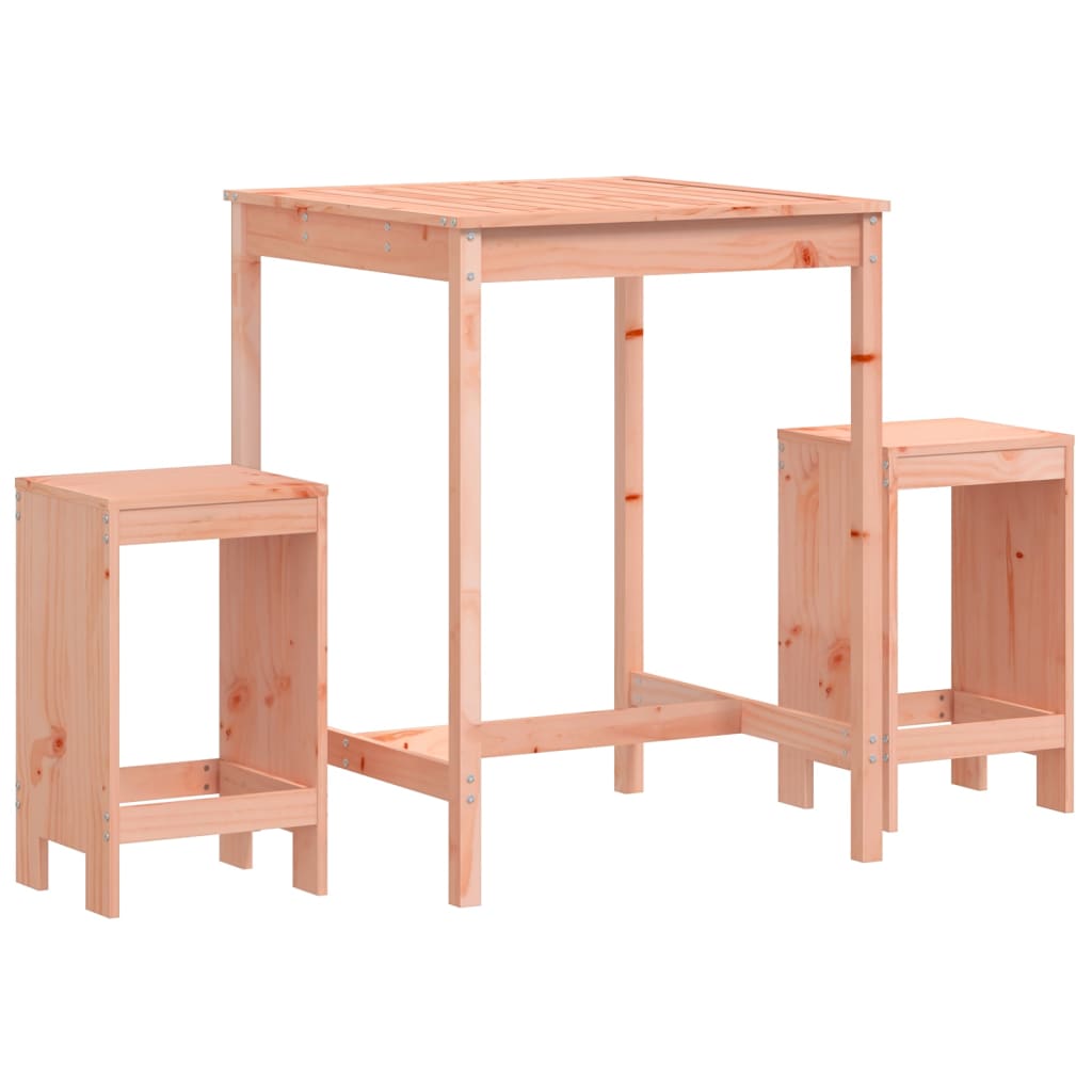 Maison Exclusive - 3-tlg. Gartenbar-set Massivholz Douglasie