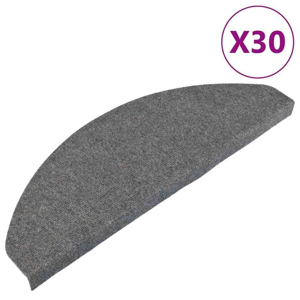 Maison Exclusive - Stufenmatten Selbstklebend 30 Stk. Grau 65x22,