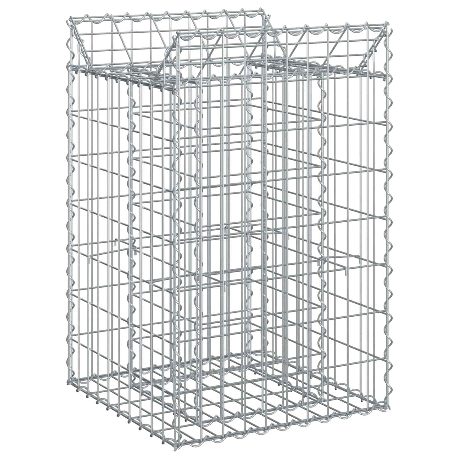 Maison Exclusive - Gabionen-hochbeet 50 X 50 X 80 Cm Verzinkter S