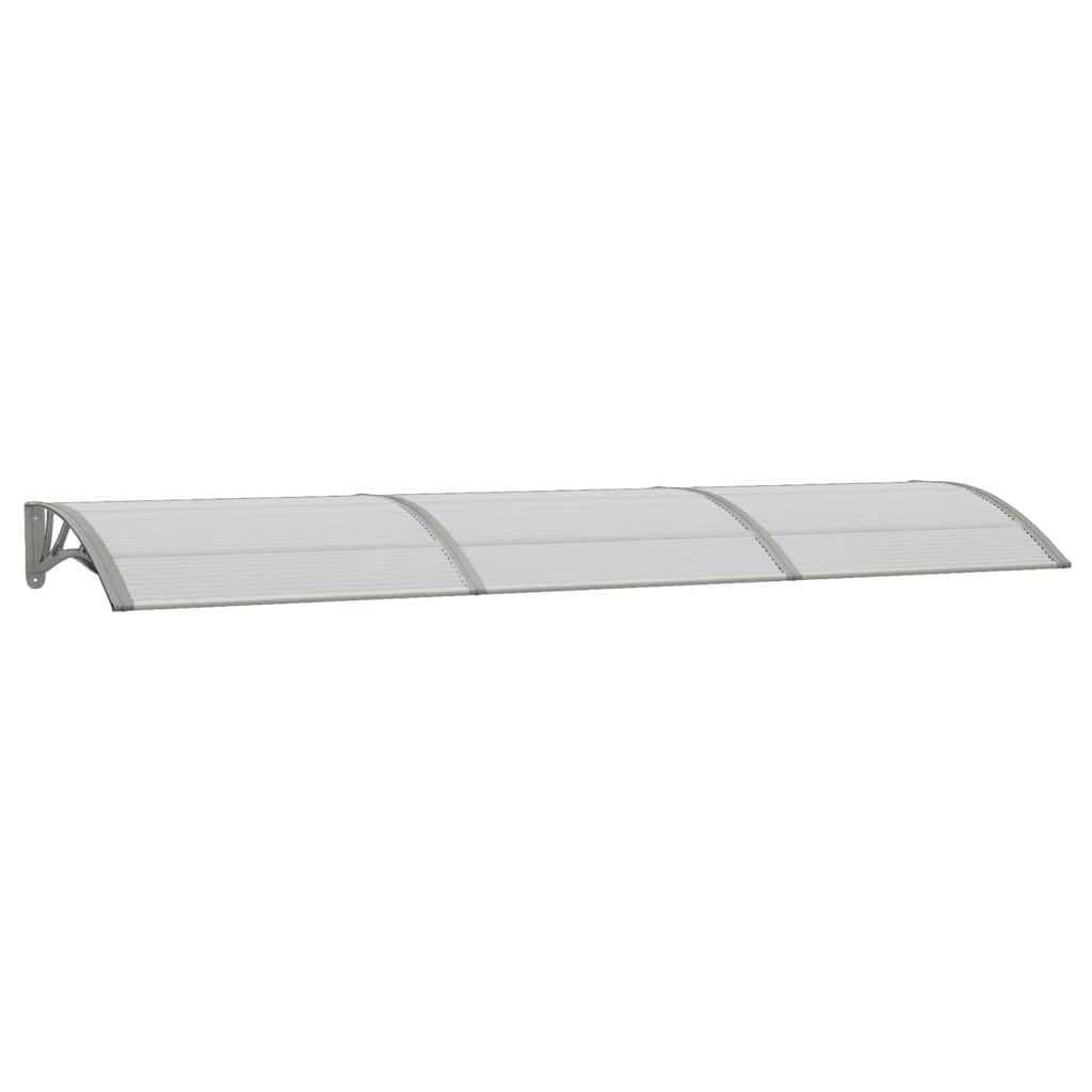 Maison Exclusive - Türvordach Grau 300x75 Cm Polycarbonat