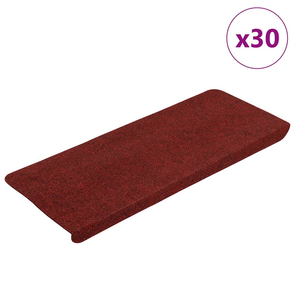 Maison Exclusive - Stufenmatten Selbstklebend 30 Stk. Rot 65x24,5