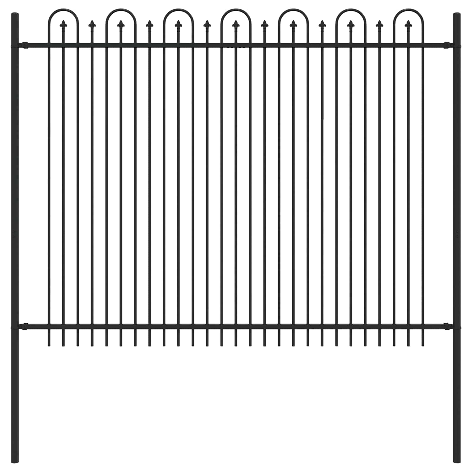 Maison Exclusive - Spitzenbogenzaun Dronten 200 X 200 Cm Pulverbe