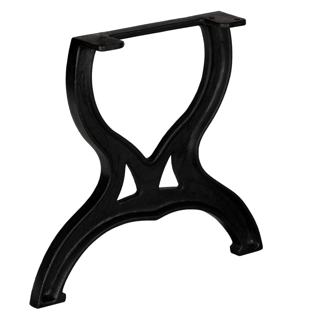 Maison Exclusive - Couchtischbeine 2 Stk. X-rahmen Gusseisen
