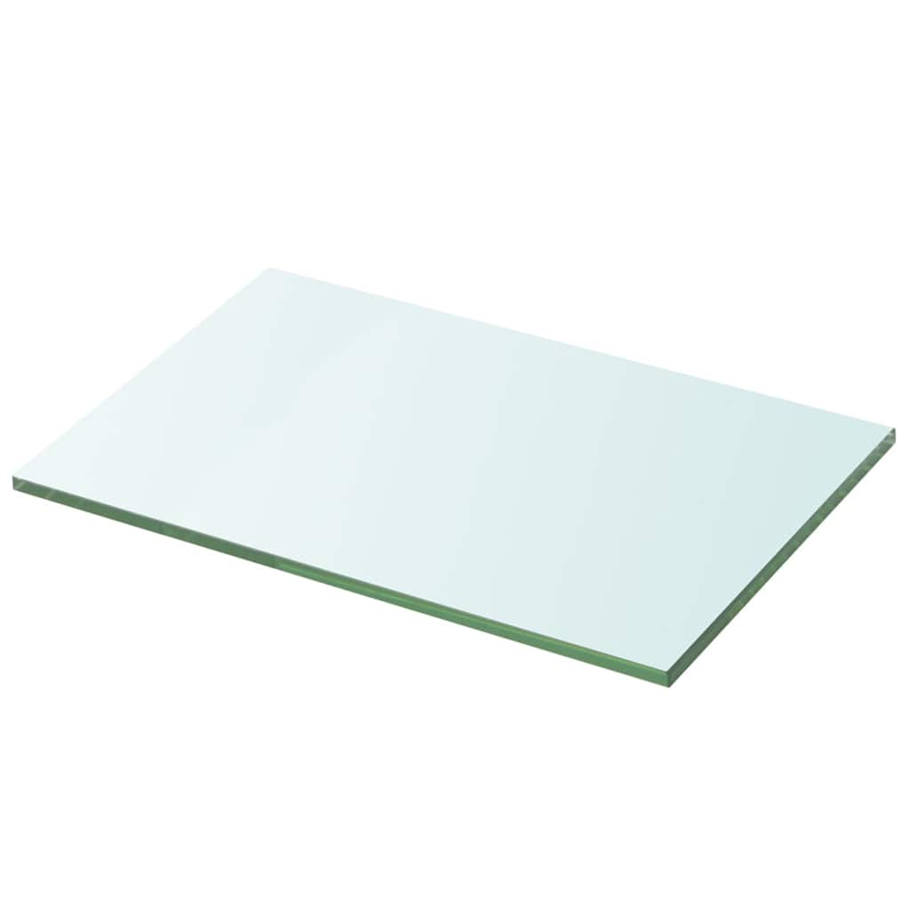 Maison Exclusive - Regalböden 2 Stk. Glas Transparent 20x25 Cm