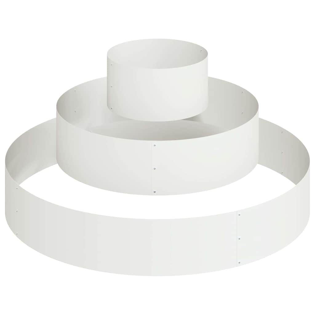 Maison Exclusive - Garten-pflanzgefäß Weiß 120 X 120 X 20 Cm Kalt