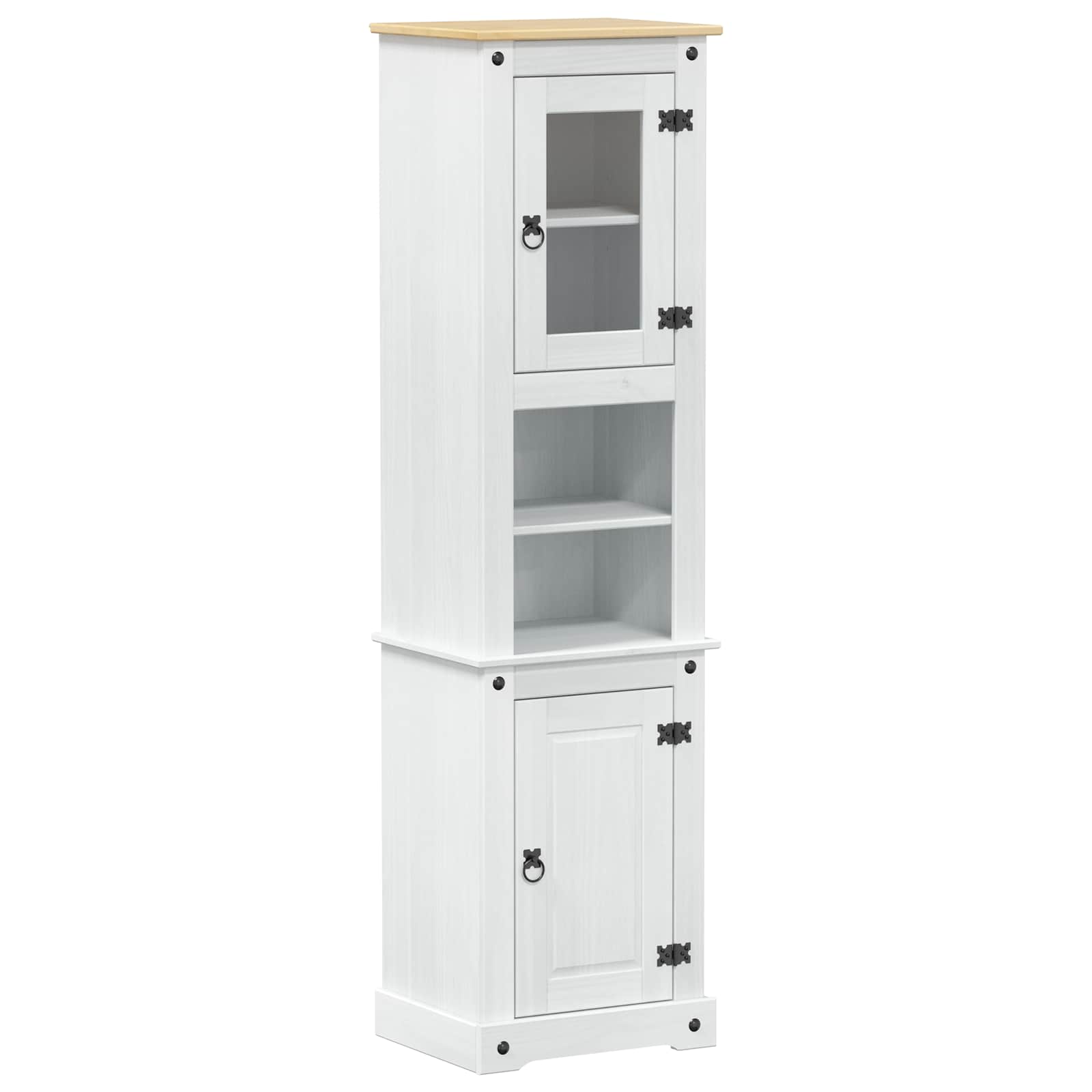 Maison Exclusive - Badezimmerschrank Weiß 50 X 40 X 185 Cm Massiv